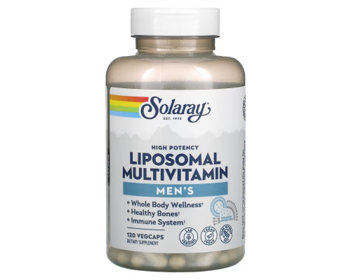 Solaray, High Potency Men's Liposomal Multivitamin, 120 VegCaps Solaray, High Potency Men's Liposomal Multivitamin, 120 VegCaps