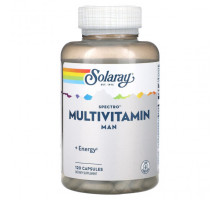 Мужское здоровье Solaray, Spectro Multivitamin, для мужчин, 120 капсул
