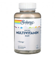 Мужское здоровье Solaray, Spectro Multivitamin, для мужчин, 120 капсул