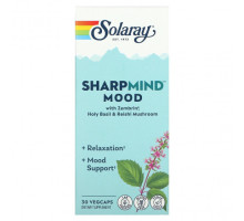 Растительные экстракты и настойки Solaray, SharpMind Mood, средство для улучшения настроения, 30 растительных капсул