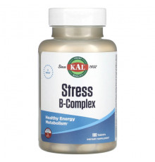 Витамины группы B KAL, Stress B Complex, 100 таблеток