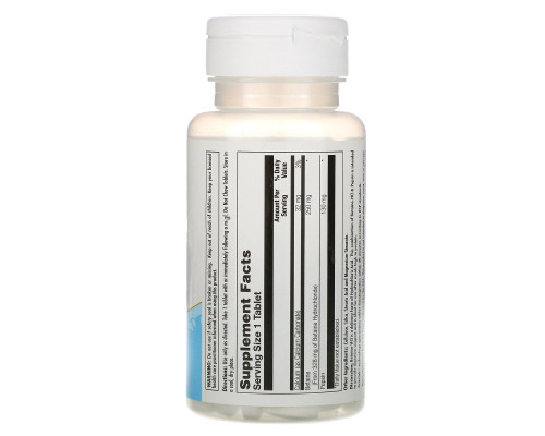 KAL, Betaine HCl+, 100 Tablets KAL, Betaine HCl+, 100 Tablets