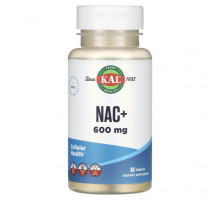 Антиоксиданты KAL, NAC +, 600 мг, 30 таблеток