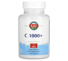 Витамин C KAL, C 1000+`` 100 таблеток