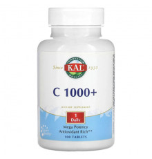 Витамин C KAL, C 1000+`` 100 таблеток