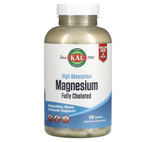 KAL, High Absorption Magnesium, Fully Chelated, 270 Tablets