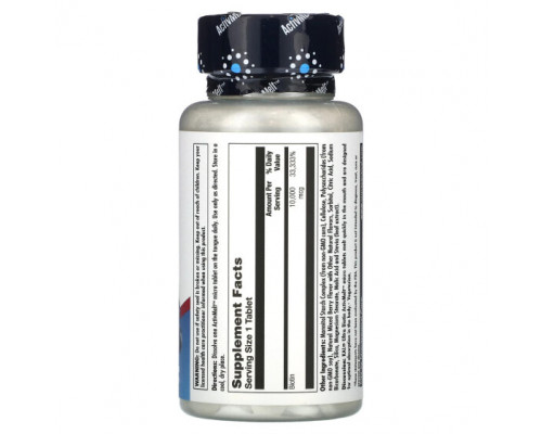 Для волос и ногтей KAL, Ultra Biotin, ActivMelt, биотин, со вкусом ягодного ассорти, 10 000 мкг, 60 микротаблеток Для волос и ногтей KAL, Ultra Biotin, ActivMelt, биотин, со вкусом ягодного ассорти, 10 000 мкг, 60 микротаблеток
