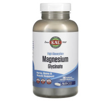 KAL, High Absorption Magnesium Glycinate, 180 Softgels
