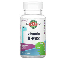 KAL, Vitamin D-Rex, Bubblegum, 400 IU, 90 Chewables