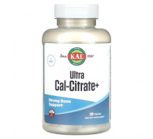 Кальций KAL, Ultra Cal-Citrate+, 120 таблеток