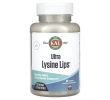 Аминокислоты KAL, Ultra Lysine Lips, 60 таблеток