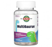 KAL, Multisaurus, ягодное ассорти, 60 жевательных таблеток