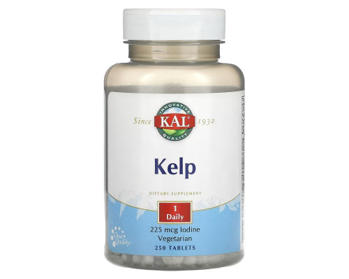 KAL, Kelp, 250 Tablets KAL, Kelp, 250 Tablets