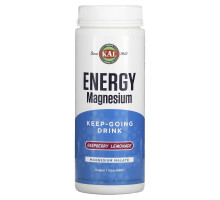 KAL, Energy Magnesium, Keep-Going Drink, Raspberry Lemonade, 14.3 oz (405 g)