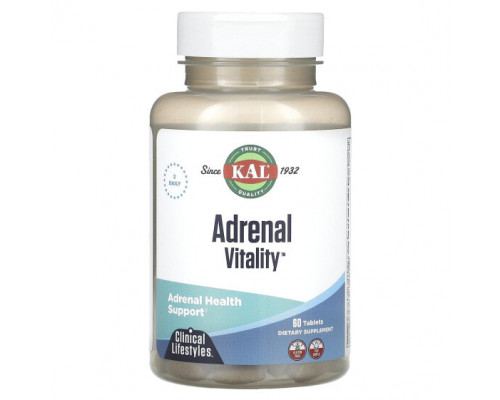 Улучшение памяти и работы мозга Adrenal Vitality, 60 Tablets Улучшение памяти и работы мозга Adrenal Vitality, 60 Tablets