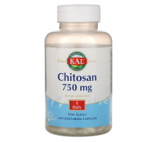 KAL, Chitosan, 750 mg, 120 Vegetarian Capsules