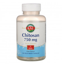 KAL, Chitosan, 750 mg, 120 Vegetarian Capsules