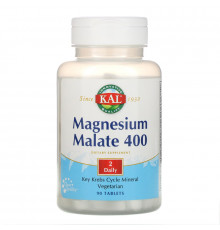 KAL, Magnesium Malate, 90 Tablets