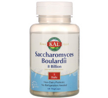 KAL, Saccharomyces Boulardii 8 Billion, 60 VegCaps