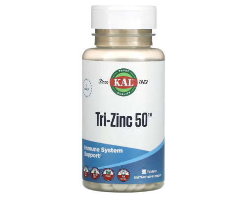 KAL, Tri-Zinc 50, 90 Tablets KAL, Tri-Zinc 50, 90 Tablets