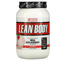 Labrada Nutrition, Стройное тело, замена еды, клубника, 2,47 фунта (1120 г)