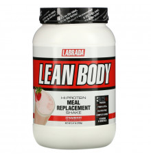 Labrada Nutrition, Стройное тело, замена еды, клубника, 2,47 фунта (1120 г)