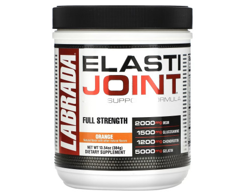 Labrada Nutrition, ElastiJoint, Orange Flavor, 12.35 oz (350 g) Labrada Nutrition, ElastiJoint, Orange Flavor, 12.35 oz (350 g)