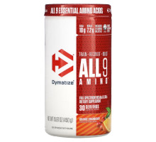 Dymatize Nutrition, All 9 Amino, апельсин и клюква, 15,87 унц. (450 г)