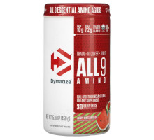Dymatize Nutrition, All 9 Amino, Сочный арбуз, 15,87 унц. (450 г)