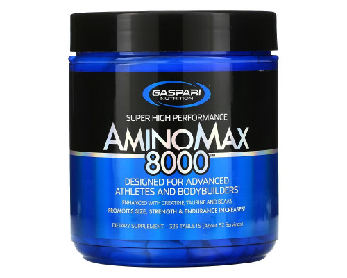 Gaspari Nutrition, AminoMax 8000, 325 Tablets Gaspari Nutrition, AminoMax 8000, 325 Tablets