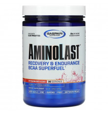 Gaspari Nutrition, Аминоласт, Восстановление и Выносливость BCAA,  Клубника Киви, 14.8 унции (420 г)