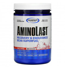 Gaspari Nutrition, Aminolast, Recovery & Endurance BCAA Superfuel, Fruit Punch, 14.8 oz (420 g)