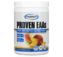 Gaspari Nutrition, Proven EAAs with 9 Essential Amino Acids, Guava Nectarine, 13.75 oz (390 g)
