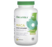 Organika, MACA, 750 mg, 180 Vegetarian Capsules