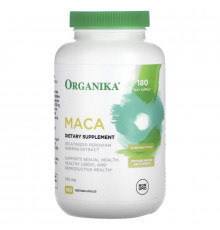Organika, MACA, 750 mg, 180 Vegetarian Capsules