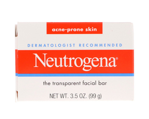 Neutrogena, The Transparent Facial Bar, Acne Prone Skin, 3.5 oz (99 g)