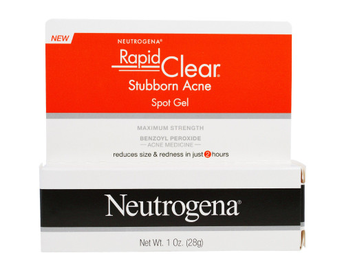 Neutrogena, "Быстрая чистка", гель для точечного нанесения от застарелых прыщей, сильнодействующий, 1 унция (28 г) Neutrogena, "Быстрая чистка", гель для точечного нанесения от застарелых прыщей, сильнодействующий, 1 унция (28 г)