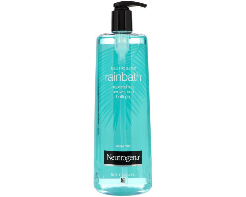 Neutrogena, Rainbath, Replenishing Shower and Bath Gel, Ocean Mist, 16 fl oz (473 ml) Neutrogena, Rainbath, Replenishing Shower and Bath Gel, Ocean Mist, 16 fl oz (473 ml)