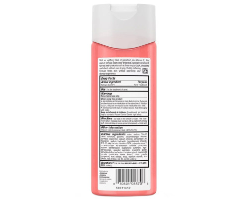 Neutrogena, Body Clear, Гель для душа, Розовый грейпфрут, 8,5 унции (250 мл)