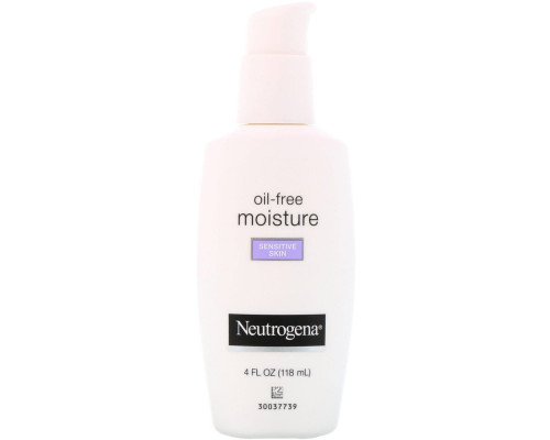 Neutrogena, Oil Free Moisture, Ultra-Gentle Facial Moisturizer, Sensitive Skin, 4 fl oz (118 ml) Neutrogena, Oil Free Moisture, Ultra-Gentle Facial Moisturizer, Sensitive Skin, 4 fl oz (118 ml)