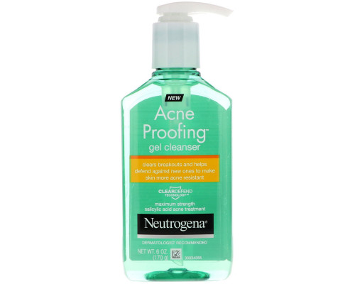 Neutrogena, Acne Proofing, Gel Cleanser, 6 oz (170 g)