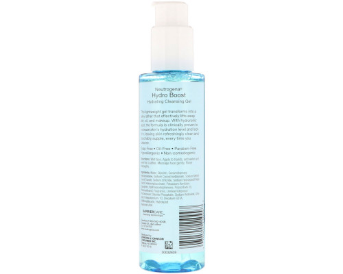 Neutrogena, Hydro Boost, Hydrating Cleansing Gel, 6.0 oz (170 g) Neutrogena, Hydro Boost, Hydrating Cleansing Gel, 6.0 oz (170 g)