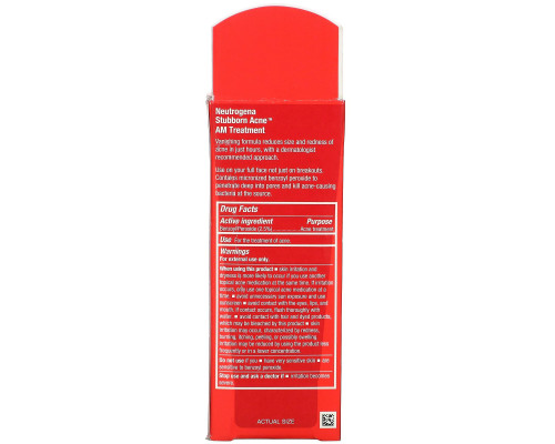 Neutrogena, Stubborn Acne AM Treatment, 2.0 oz (56 g)
