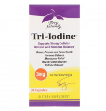 Terry Naturally, Tri-Iodine, 3 мг, 90 капсул