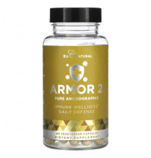 Аюрведа Eu Natural, Armor 2, чистый андрографис, 60 вегетарианских капсул