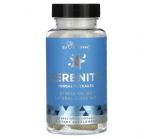 Растительные экстракты и настойки Eu Natural, Травяные экстракты Serenity, 60 вегетарианских капсул
