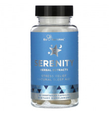 Растительные экстракты и настойки Eu Natural, Травяные экстракты Serenity, 60 вегетарианских капсул