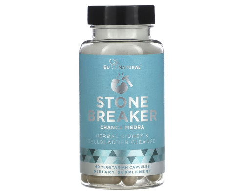 Eu Natural, STONE BREAKER, Chanca Piedra, 60 Vegetarian Capsules Eu Natural, STONE BREAKER, Chanca Piedra, 60 Vegetarian Capsules