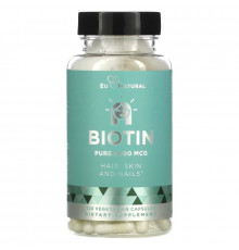 Eu Natural, Biotin, 5,000 mcg, 120 Vegetarian Capsules