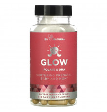 Eu Natural, Glow, Folate & DHA, 60 Vegetarian Capsules